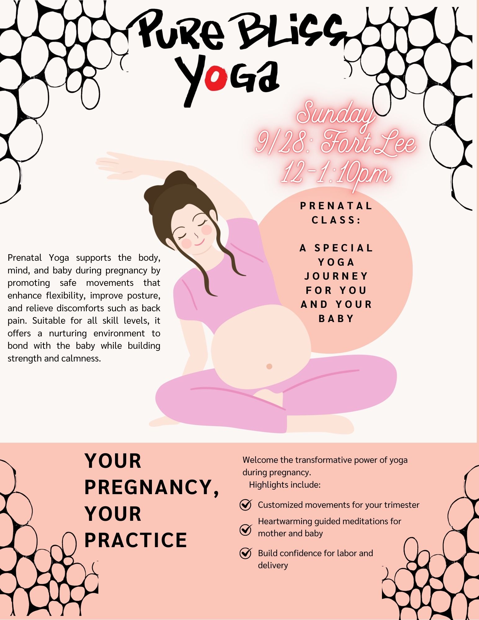 Prenatal Yoga Flyer