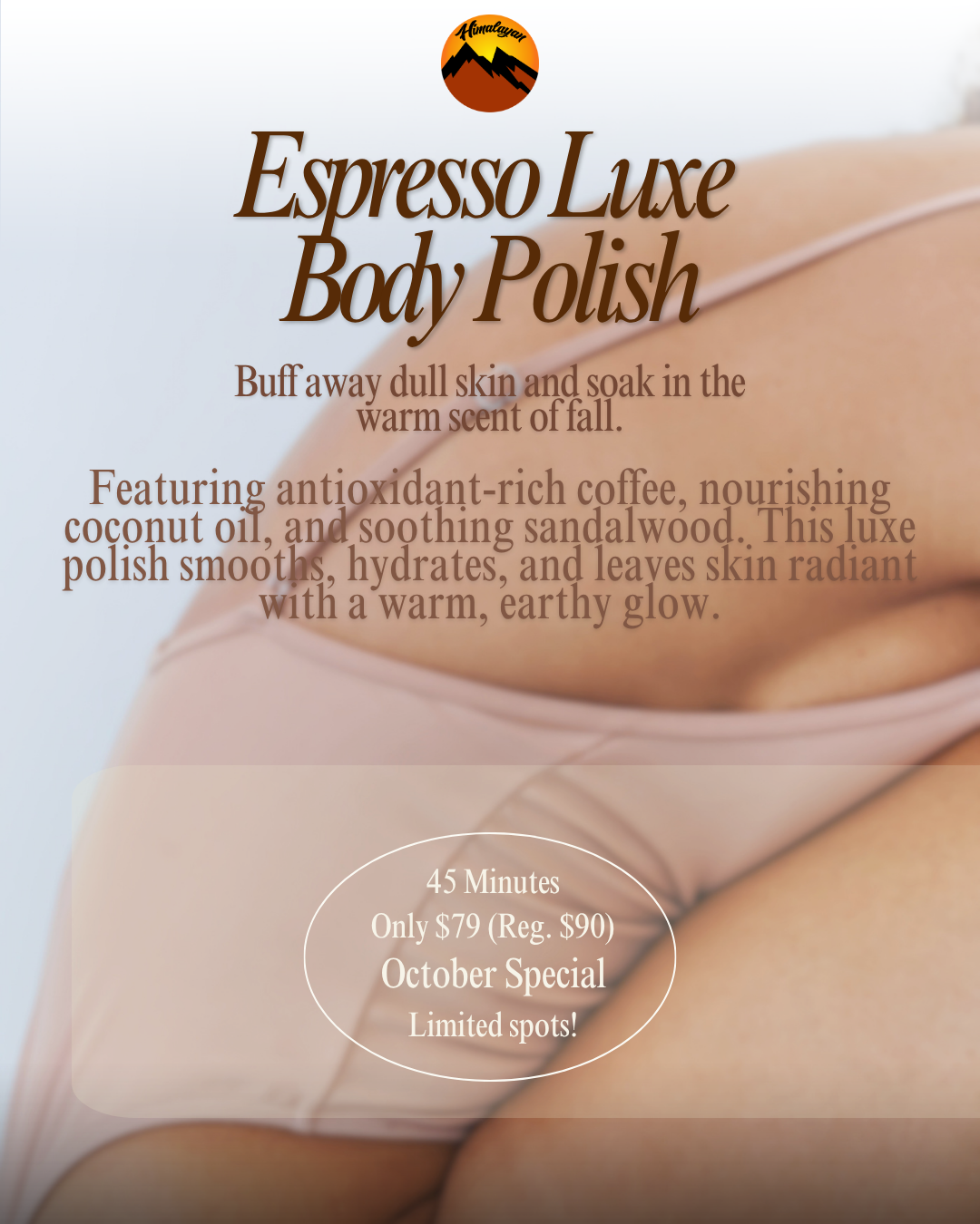 Featuring antioxidant-rich coffee, nourishing coconut oil, and soothing sandalwood. This luxe polish smooths, hydrates, and leaves skin radiant with a warm, earthy glow. 